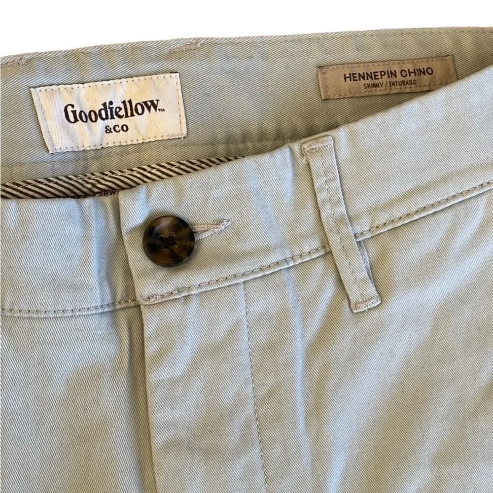 Men's Skinny Fit Chino Pants - Goodfellow & Co™ Masonry Gray